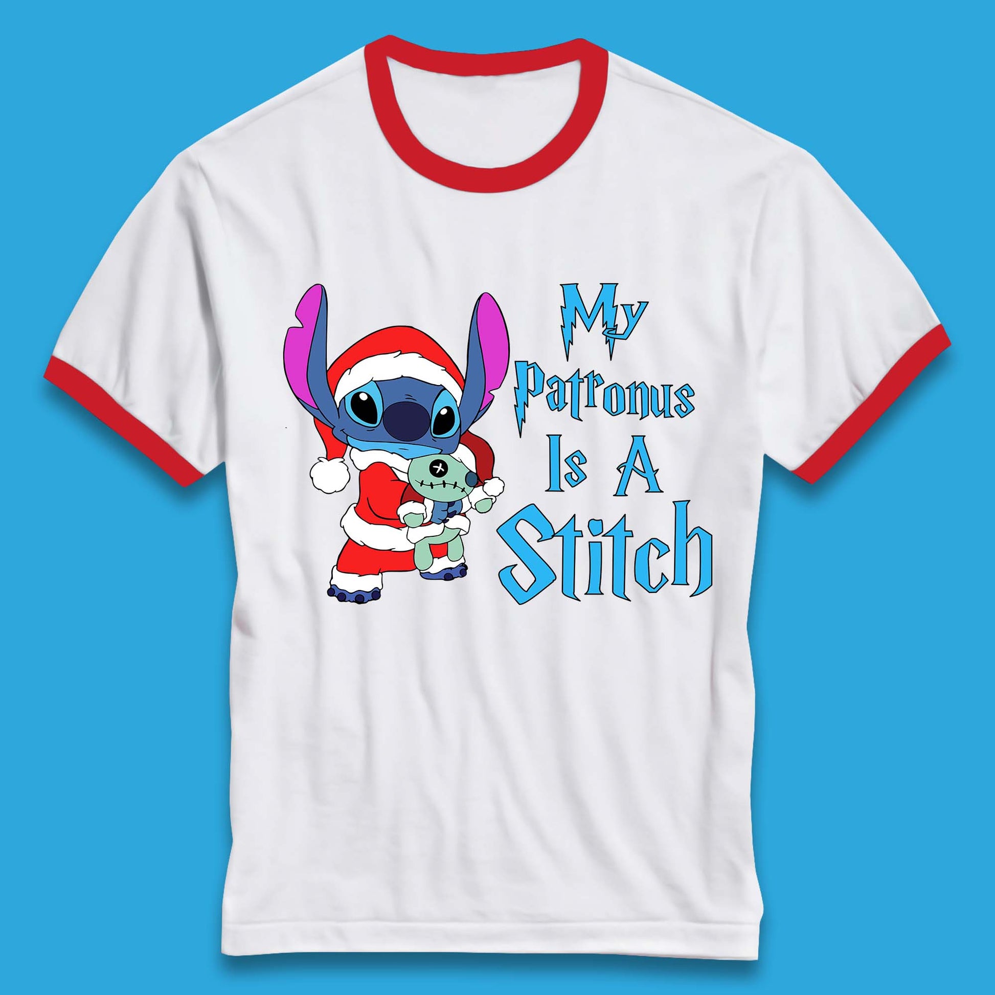 stitch christmas ringer t shirt