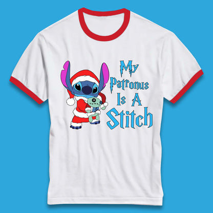 stitch christmas ringer t shirt