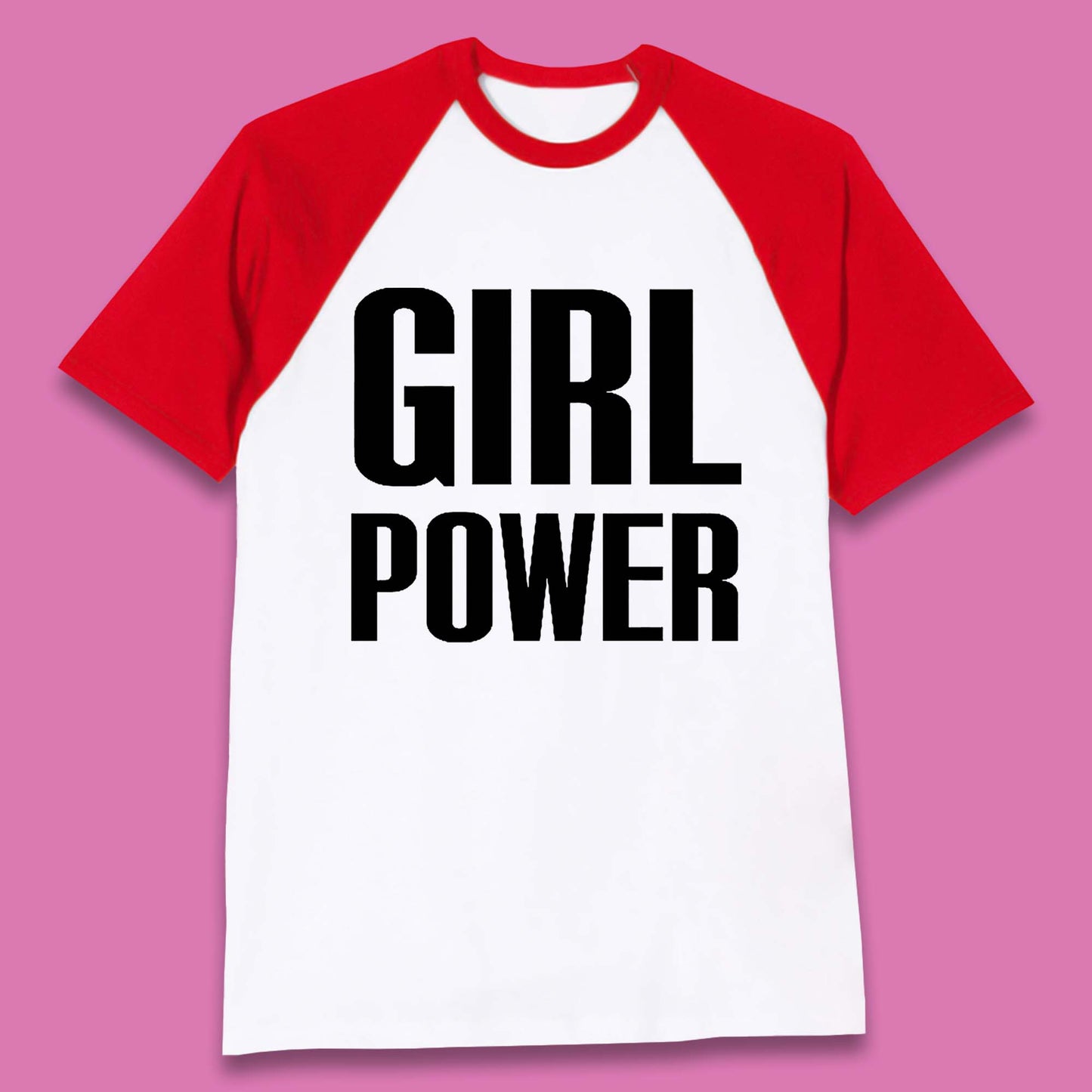 Girl Power Baseball T-Shirt