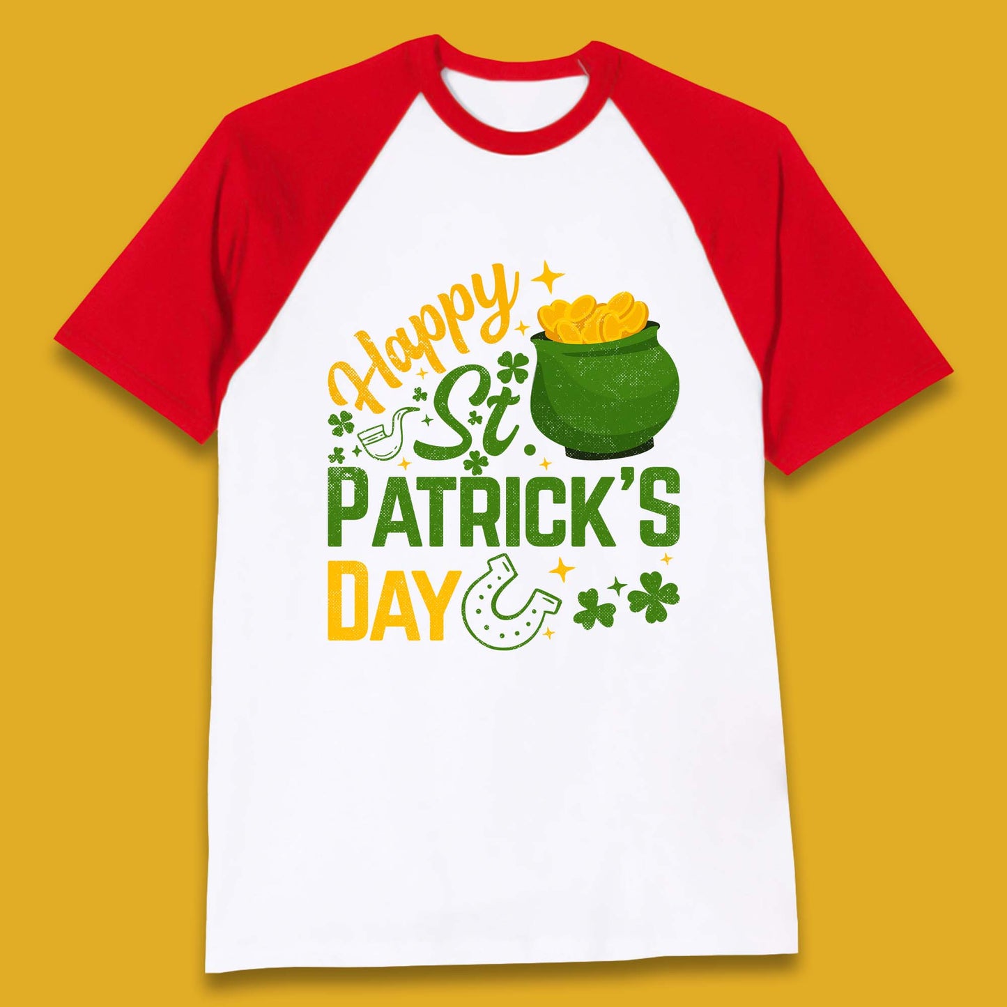 Happy St Patrick's Day Baseball T-Shirt