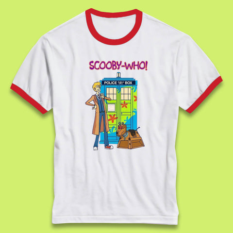 Scooby-Who Police Public Call Box  Scooby-Doo Doctor Who Tardis Police Box Ringer T Shirt