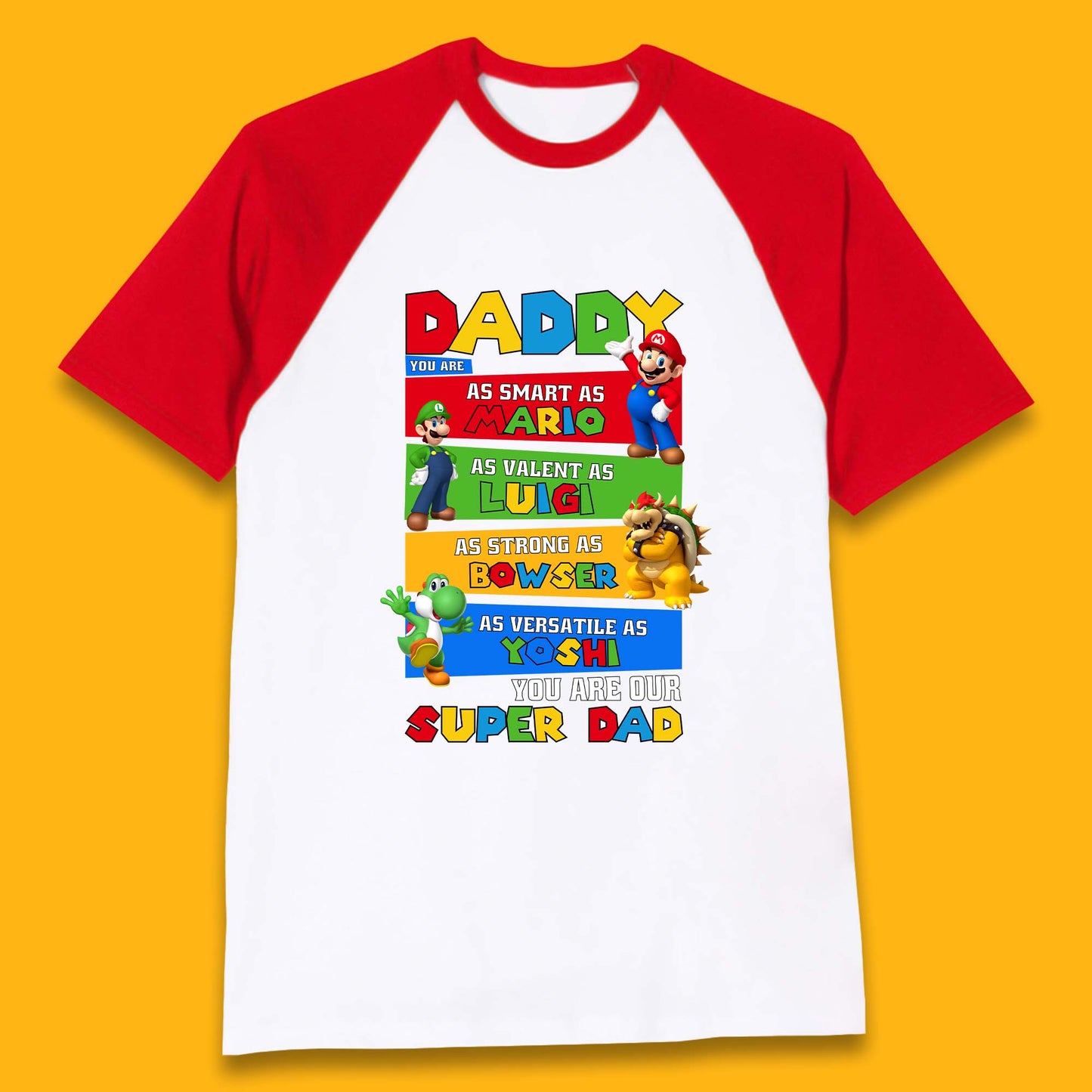 Super Dad Baseball T-Shirt