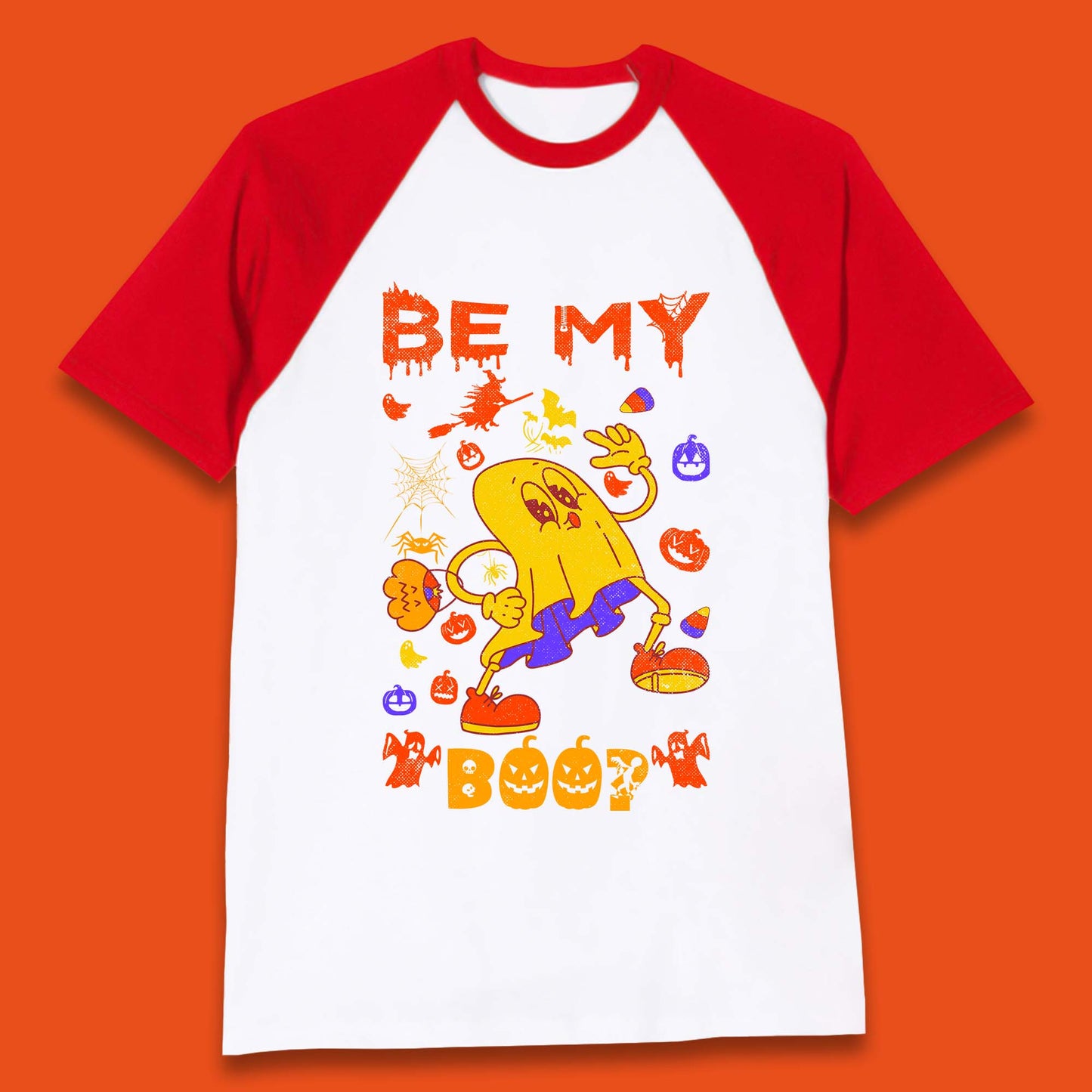 Bee My Boo Happy Halloween Boo Ghost Matching Costume Horror Scary Baseball T Shirt