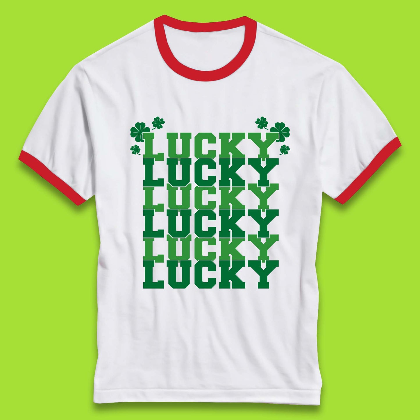 Lucky St Patrick's Day Ringer T-Shirt