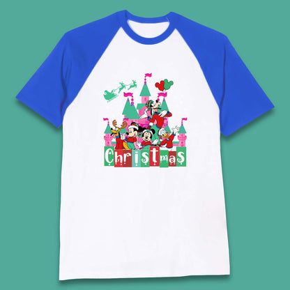 christmas disneyland baseball t shirt