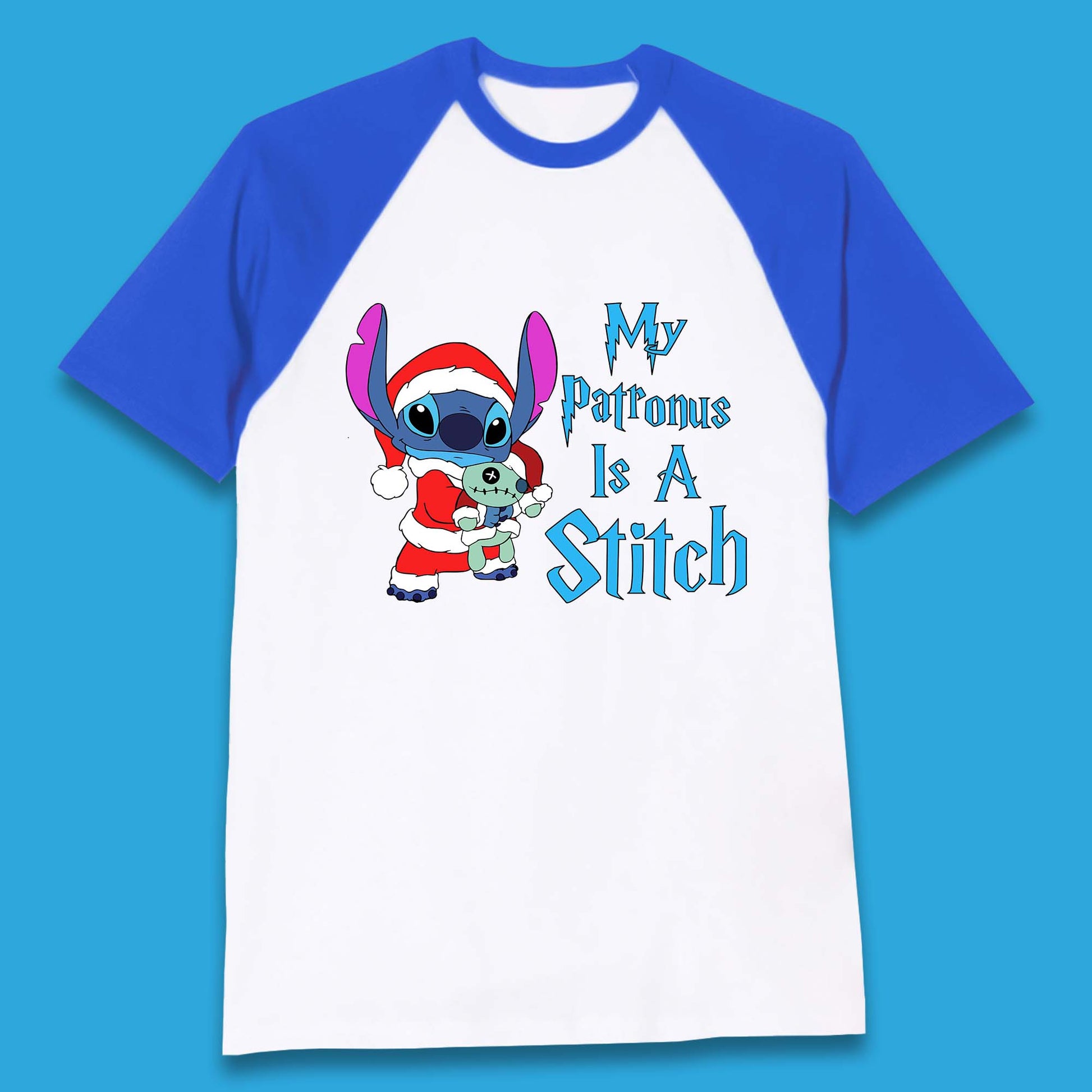 stitch christmas baseball t shirt