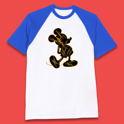 Disney Classic Mickey Mouse Pose Disney Retro Cartoon Character Disneyland Holiday Vacation Baseball T Shirt