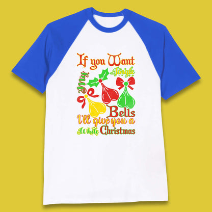 jingle bells baseball t shirt