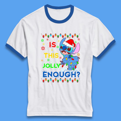 christmas stitch is this jolly enough ringer t shirt