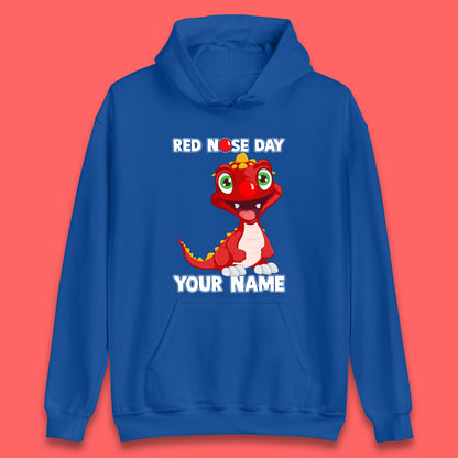 Personalised Red Nose Day Dragon Unisex Hoodie