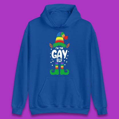 gay elf christmas hoodie