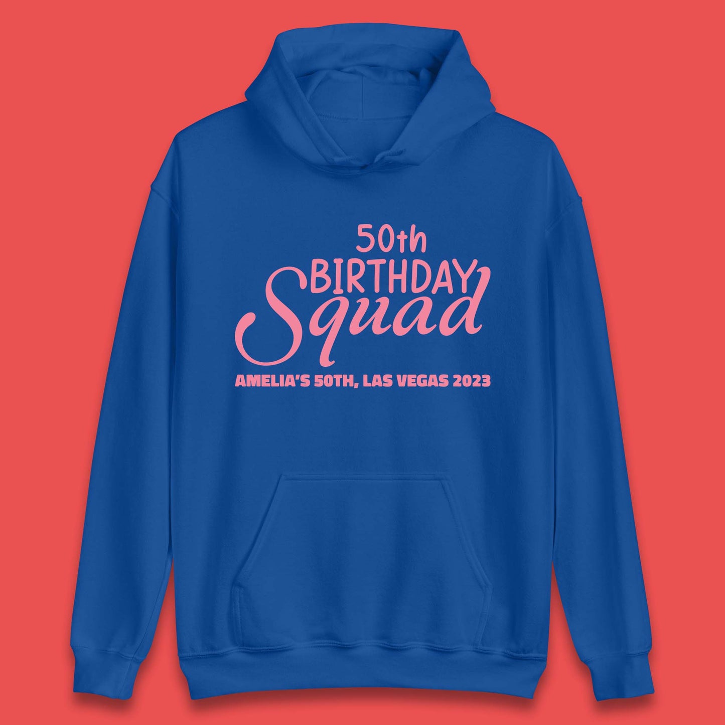 Personalised Birthday Squad Custom Birthday Year Your Name City And Year Birthday Party Unisex Hoodie