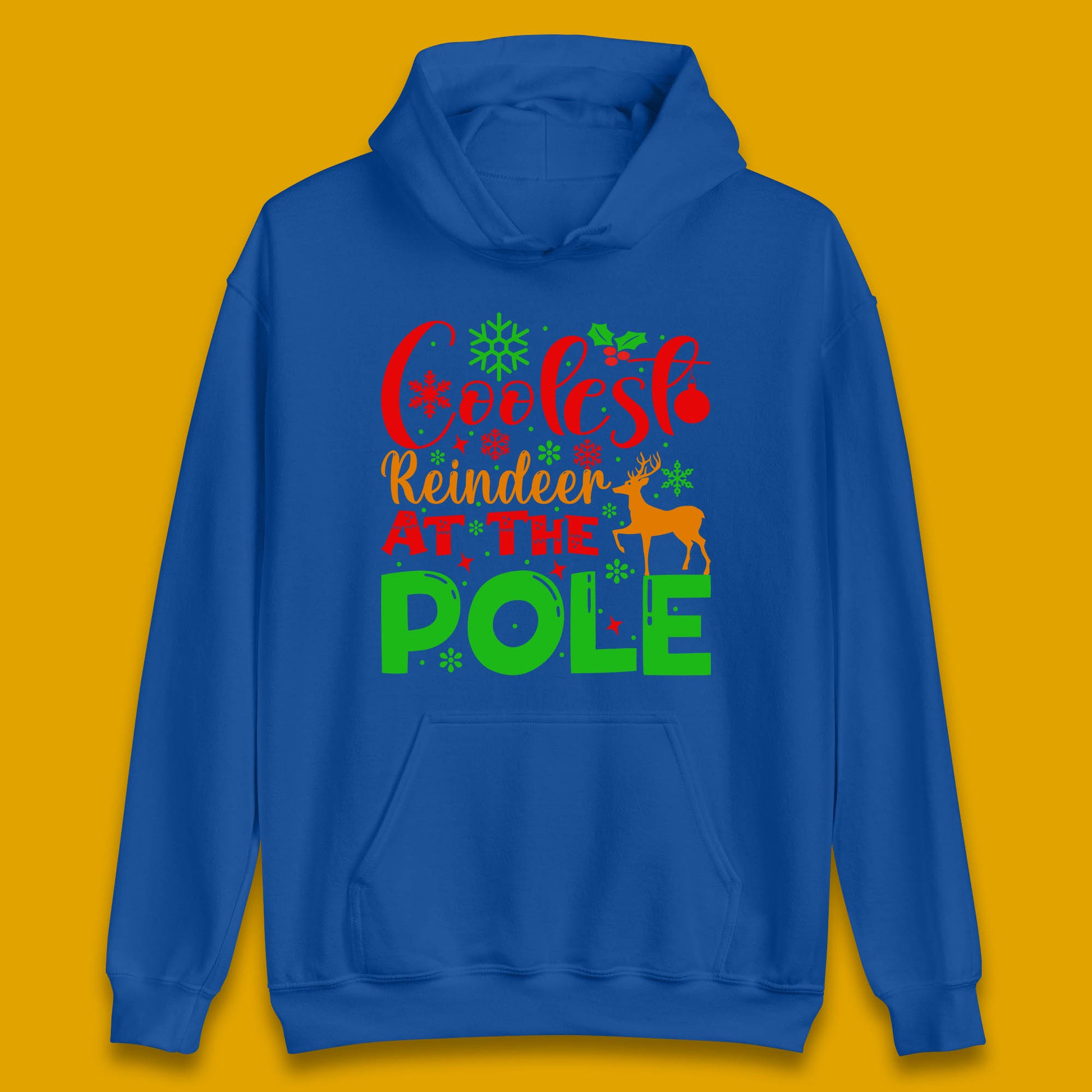 coolest reindeer hoodie