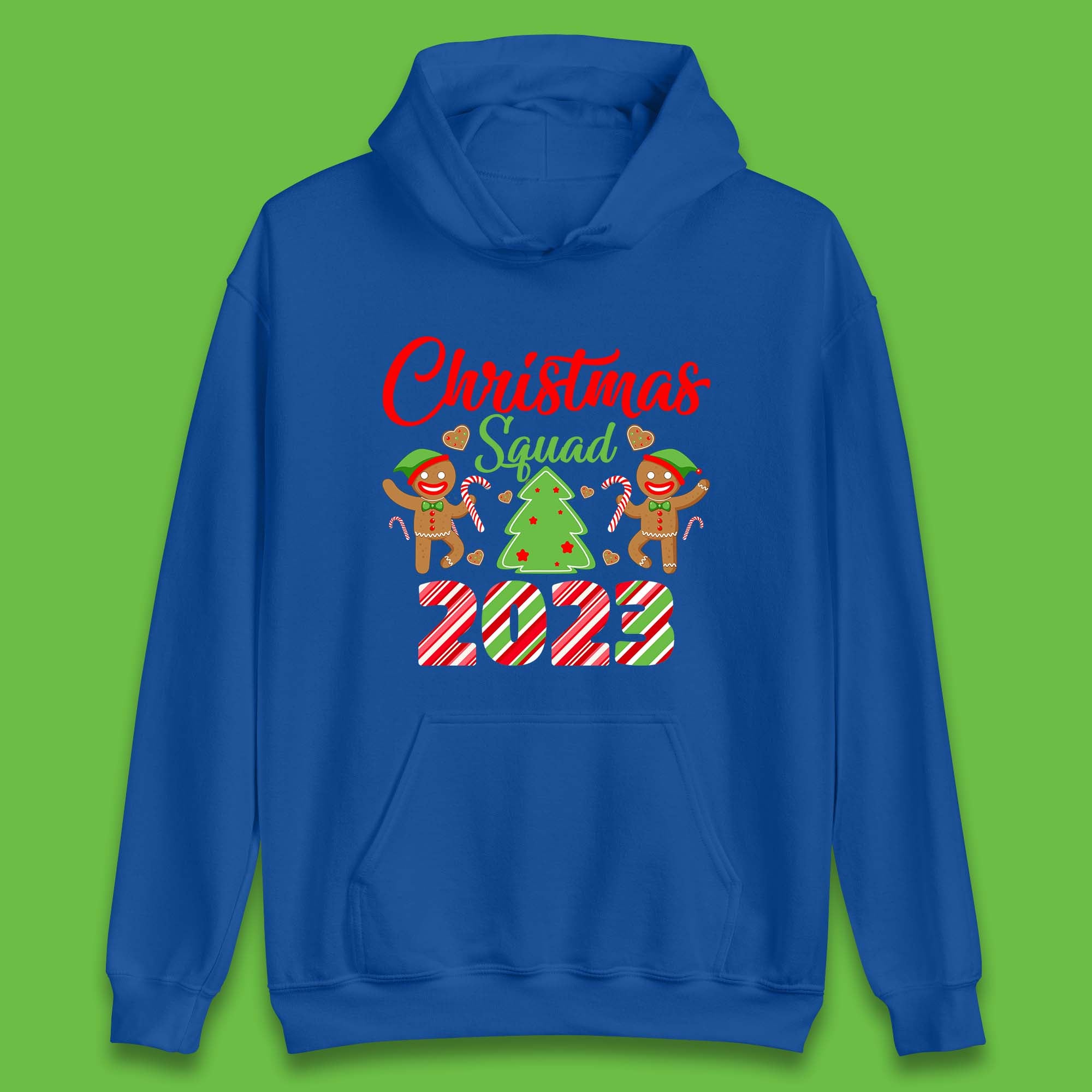 Christmas Trees and the Gingerbread Man Unisex 2024 Hoodie