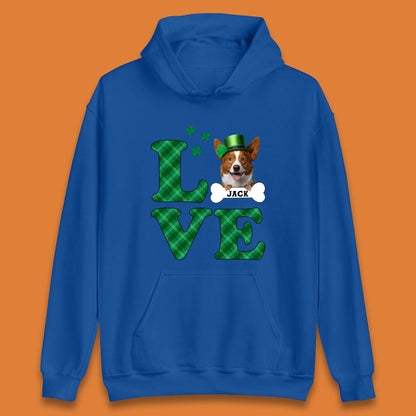 Personalised Love St. Patrick's Dog Unisex Hoodie