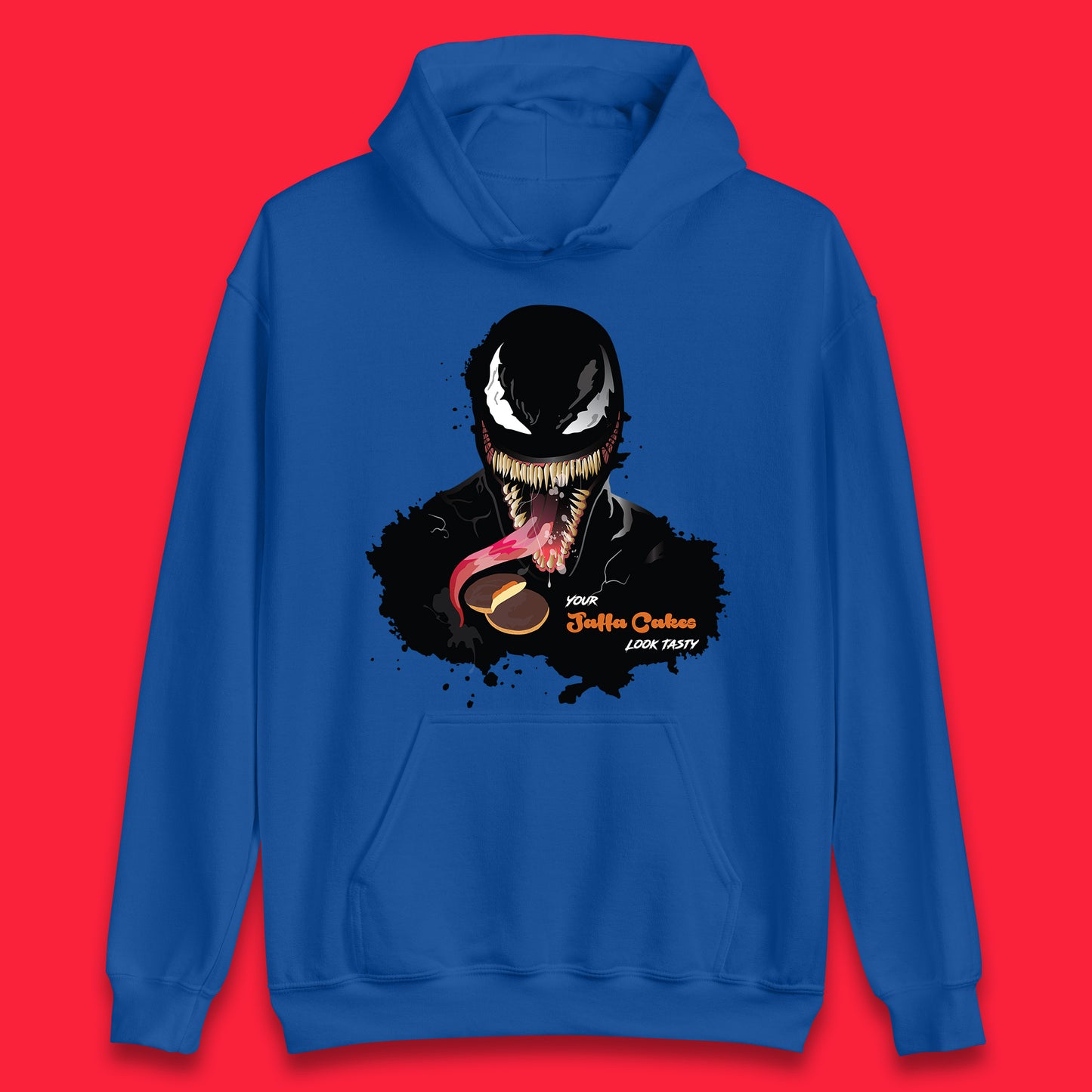 Venom Your Jaffa Cakes Look Tasty Marvel Avengers Venom Face Marvel Comics Movie Character Unisex Hoodie