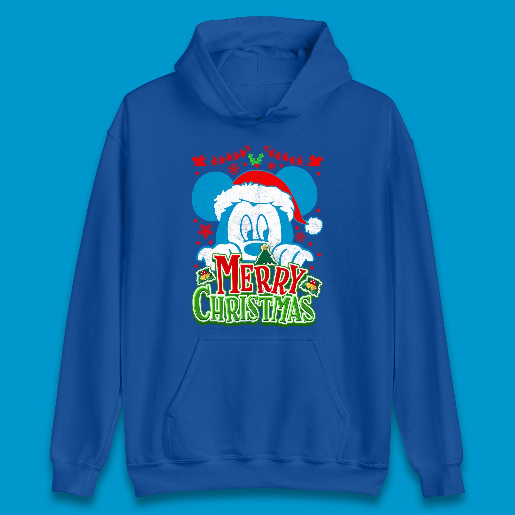 mickey mouse christmas hoodie