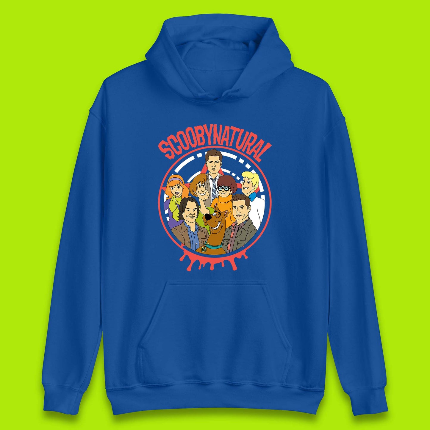 Scooby-Doo Scoobynatural Mash Up Group Shot Poster Happy Halloween Unisex Hoodie