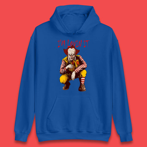 I'm Loven It Pennywise Clown Halloween IT Pennywise Clown Horror Movie Fictional Character Unisex Hoodie