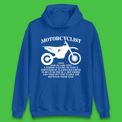 Motorcyclist Definition Unisex Hoodie