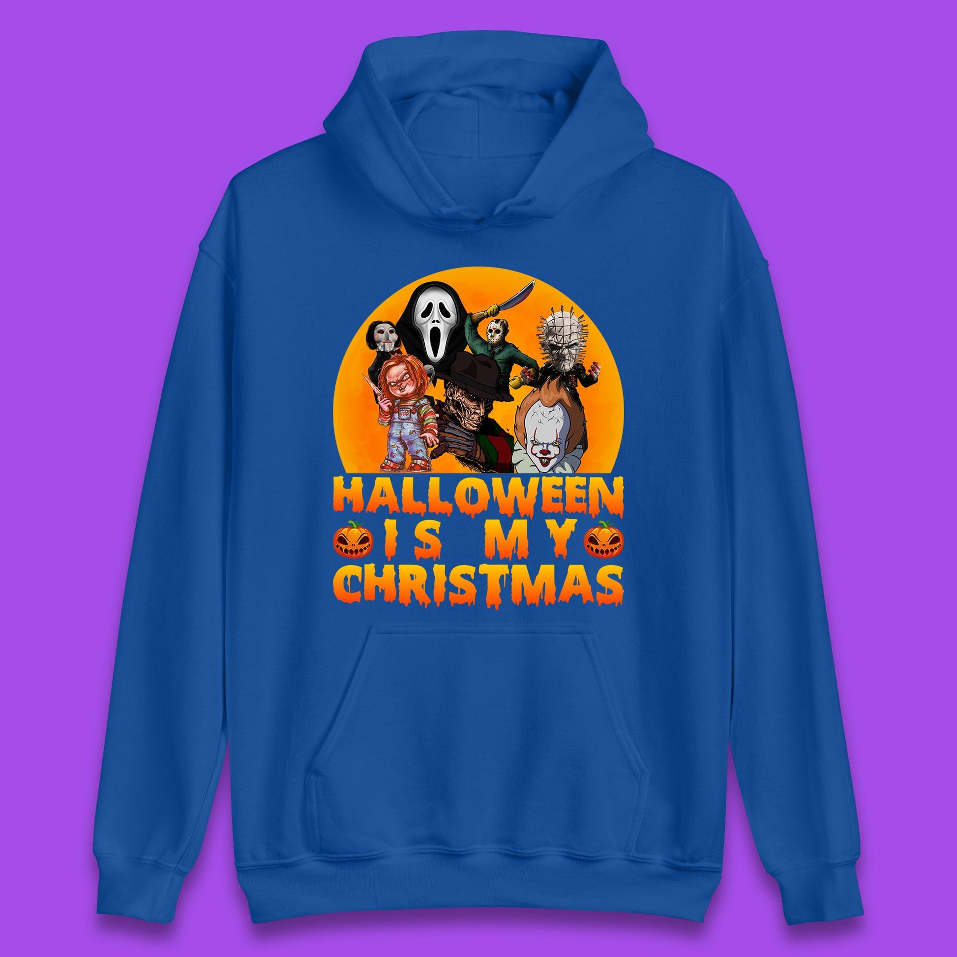 iconic horror movie characters hoodie