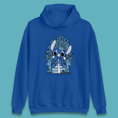 Disney Stitch Game Of Thrones Movie Parody The Throne Lilo And Stitch Unisex Hoodie