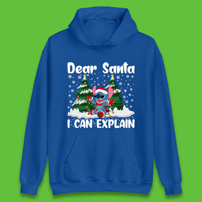 Santa Stitch Christmas Unisex Hoodie