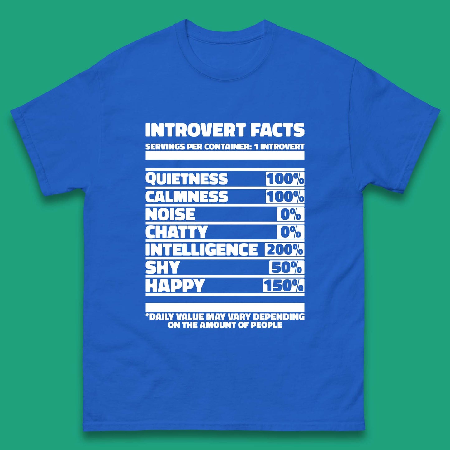 Introvert Facts Mens T-Shirt