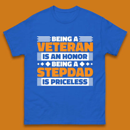 Veteran Stepdad Mens T-Shirt