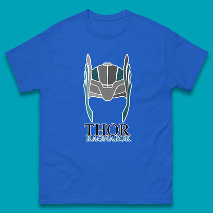 Thor Ragnarok Marvel Avenger Thor Helmet Superhero Movie Character Thor Helmet Ragnarok Mens Tee Top