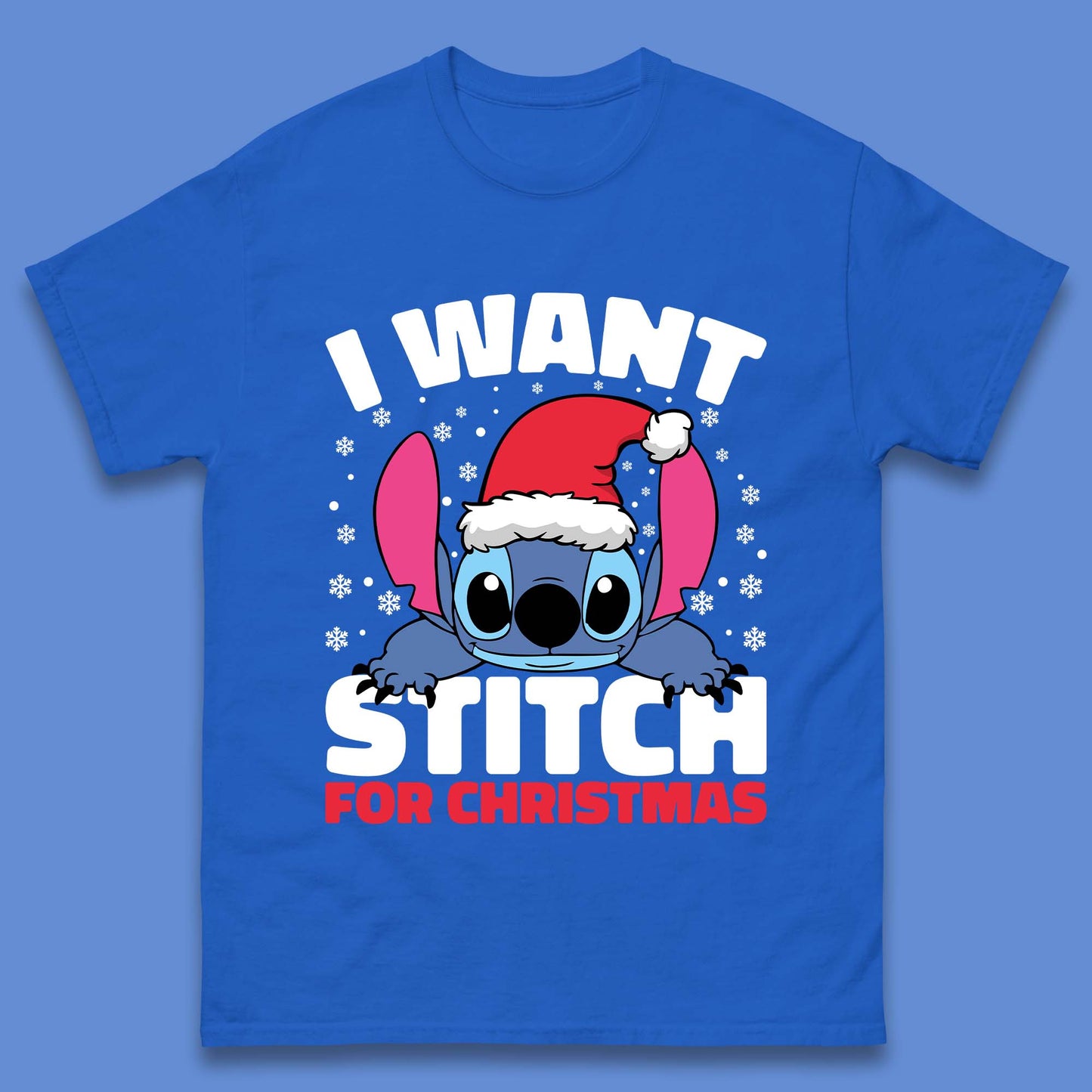 I Want Sticth For Christmas Mens T-Shirt