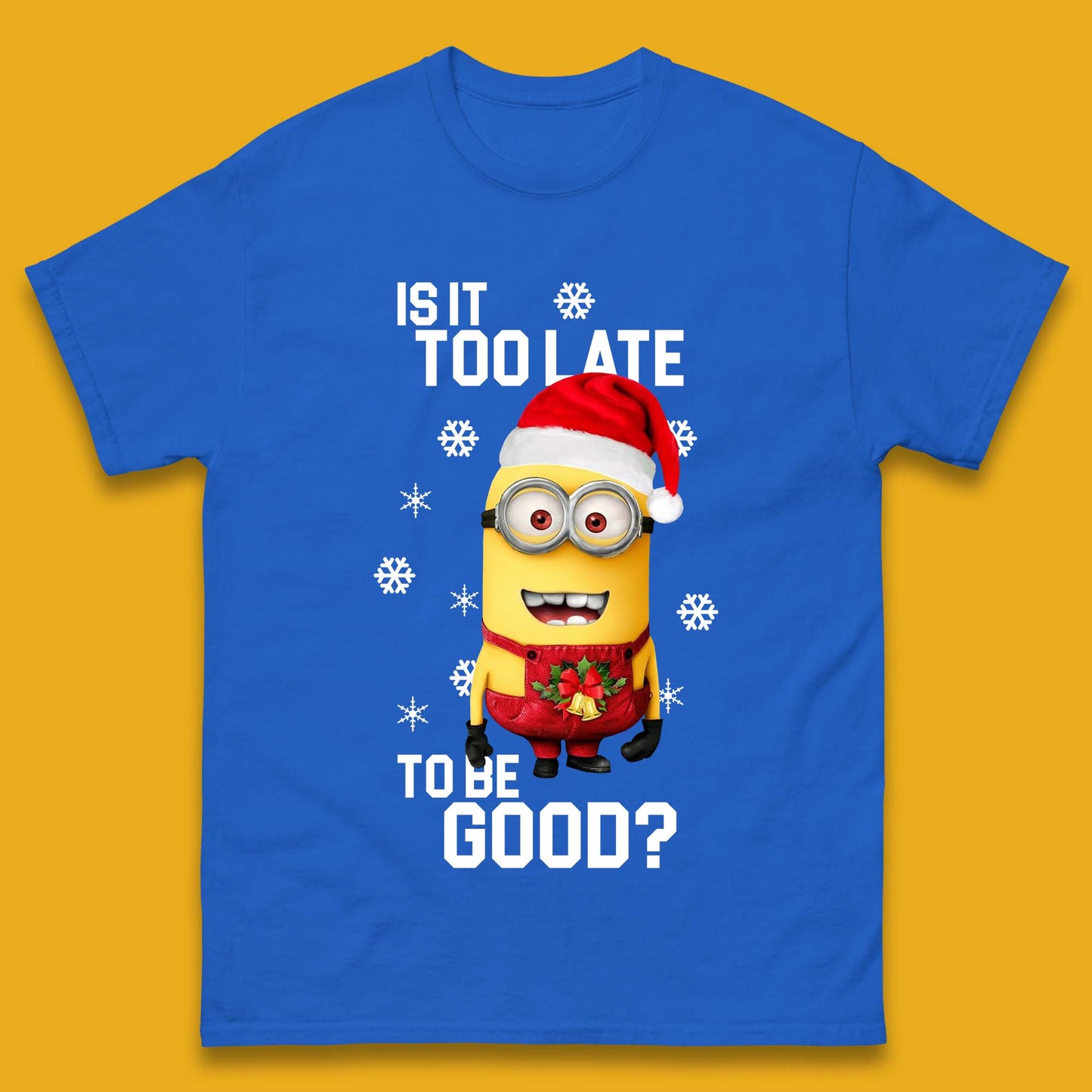 Minion Christmas Mens T-Shirt