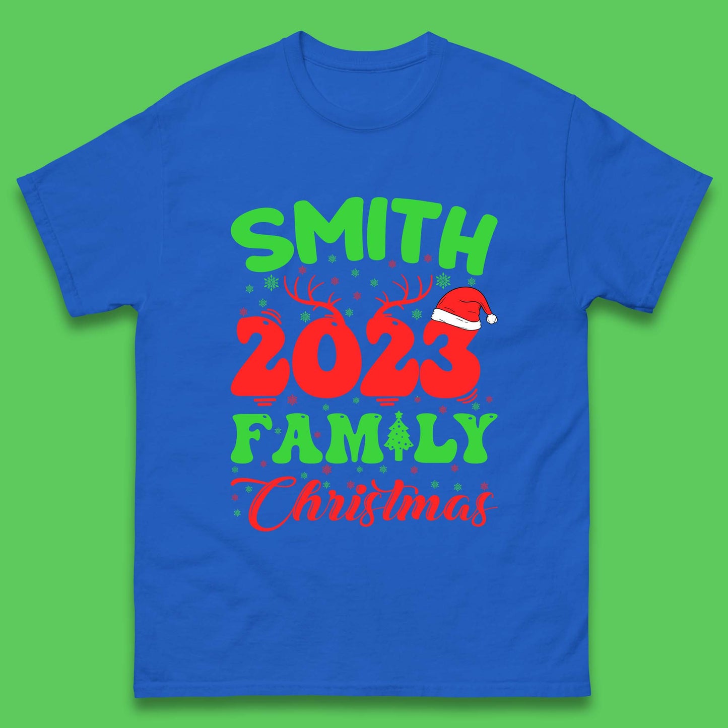 Personalised Christmas 2023 T Shirt