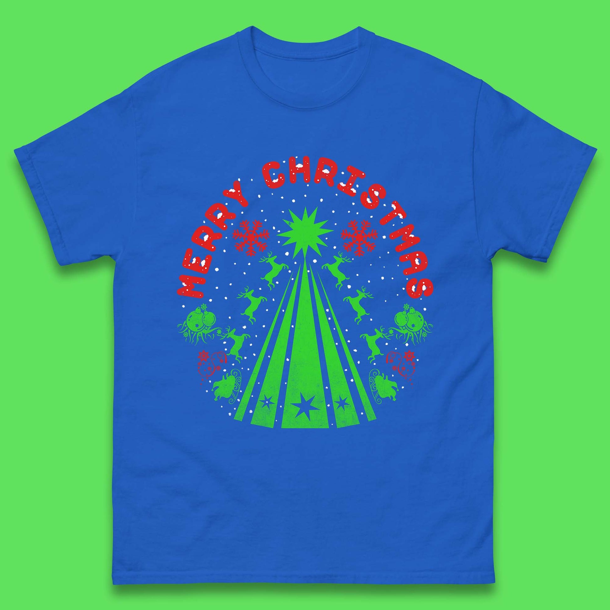 merry christmas reindeers t shirt