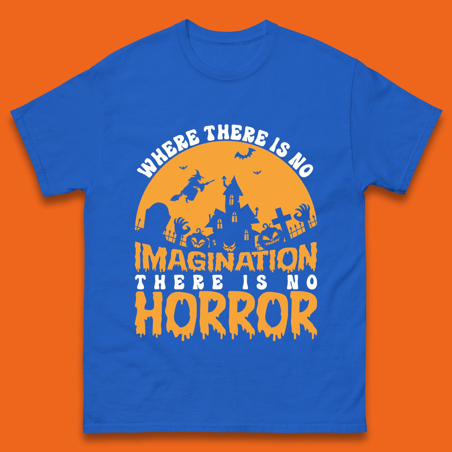 Where There Is No Imagination There Is No Horror Halloween Quote By Sir Arthur Conan Doyle Mens Tee Top