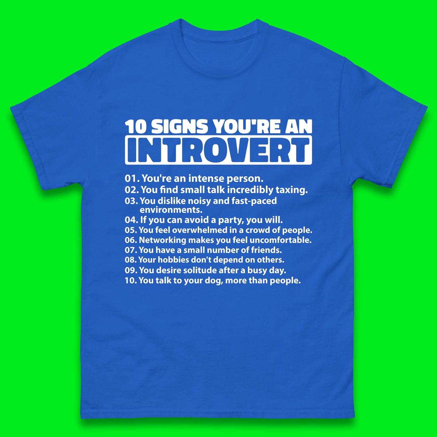 Introvert Mens T-Shirt 