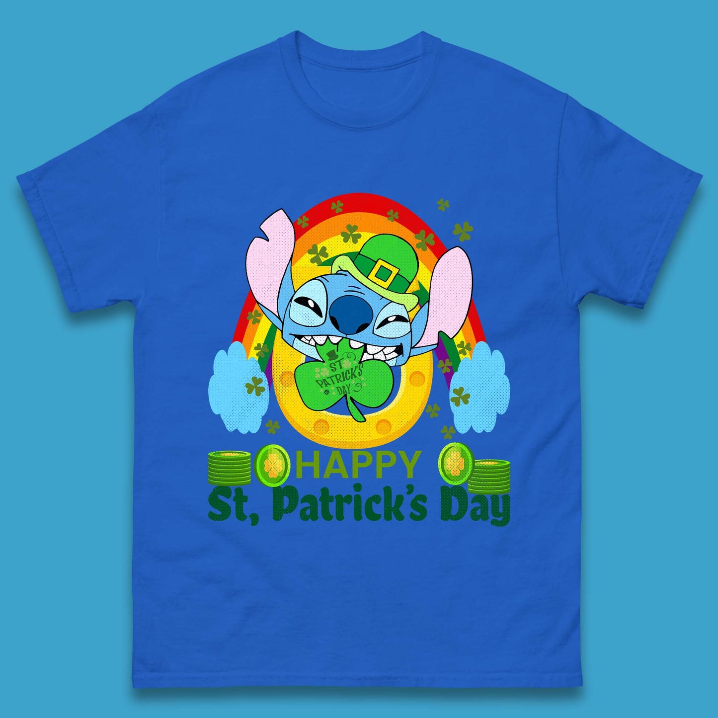 St. Patrick's Day Stitch Mens T-Shirt