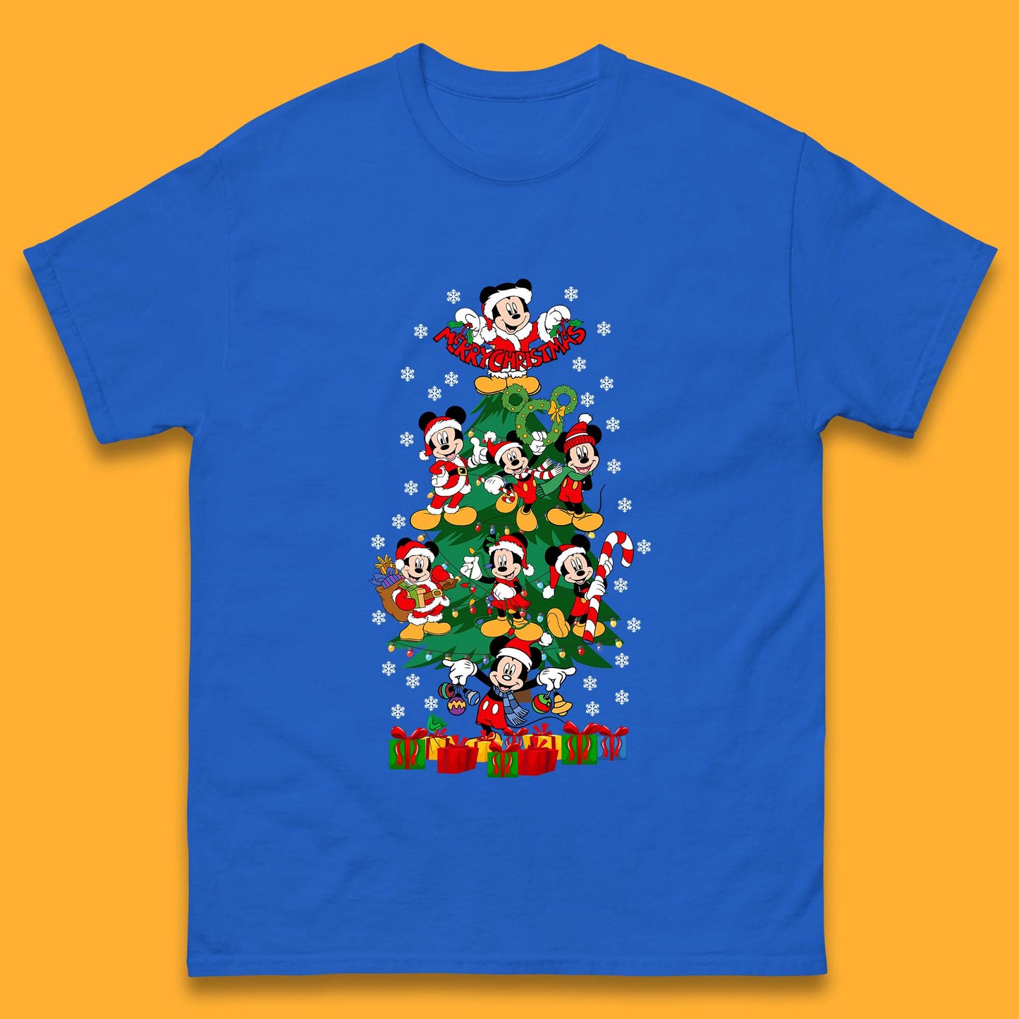 mickey mouse christmas tee