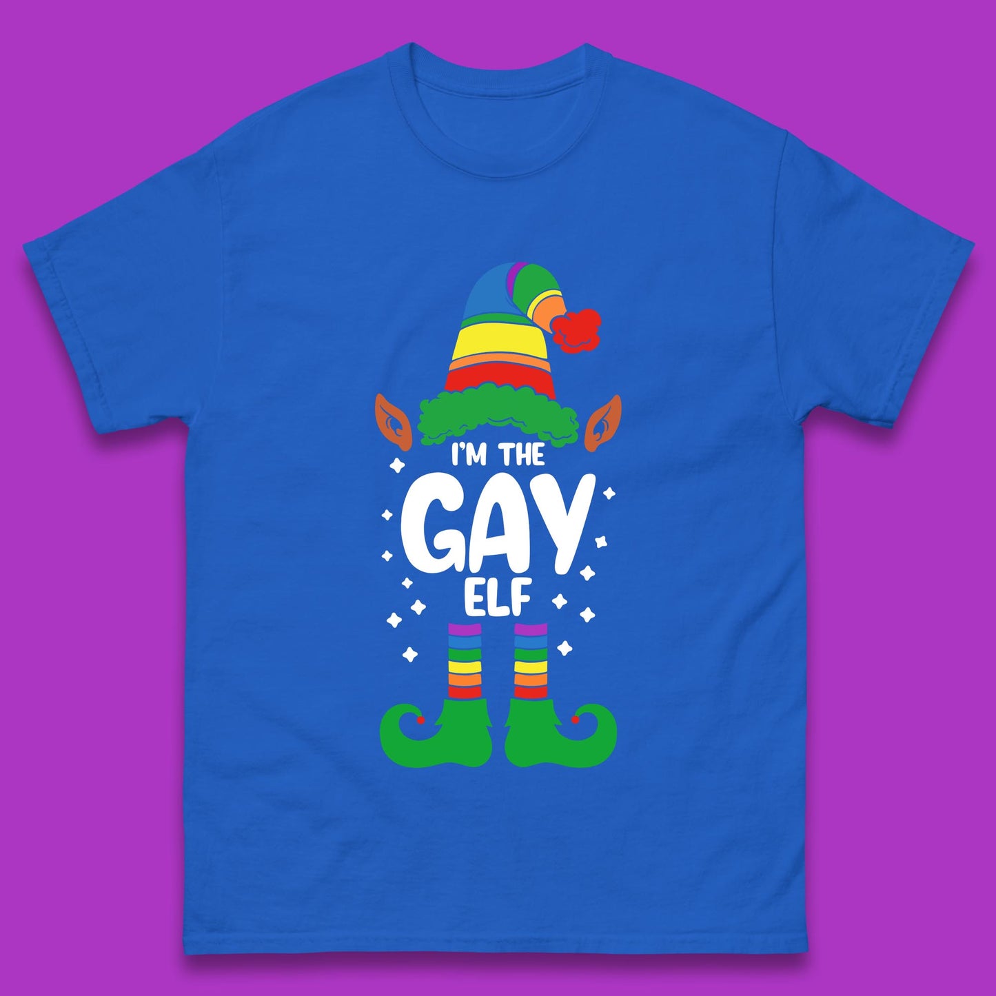 gay elf christmas t shirt