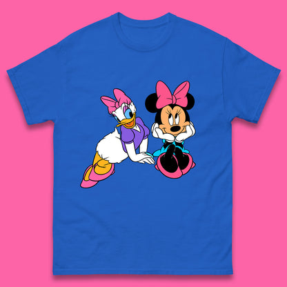 Cute Disney Minnie Mouse and Daffy Duck Best Friends Magic Kingdom Holiday Disney Best Friends Cartoon Character Disneyland Vacation Trip Mens Tee Top