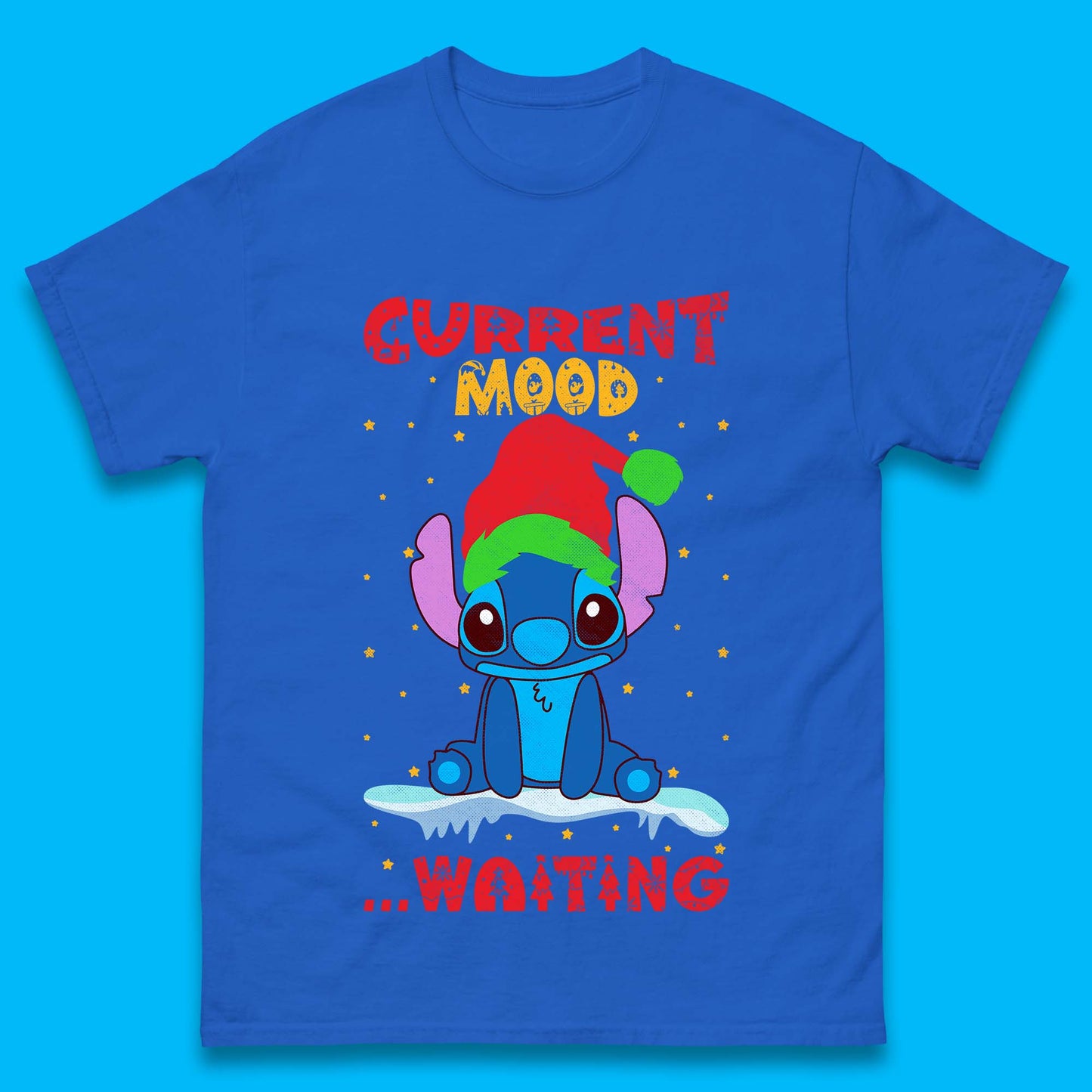 Current Mood Stitch Christmas Mens T-Shirt