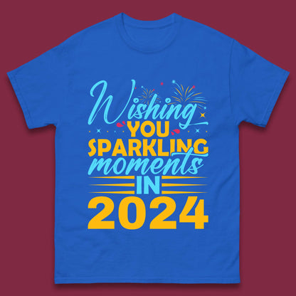 Wishing You Sparkling Moments in 2024 Mens T-Shirt