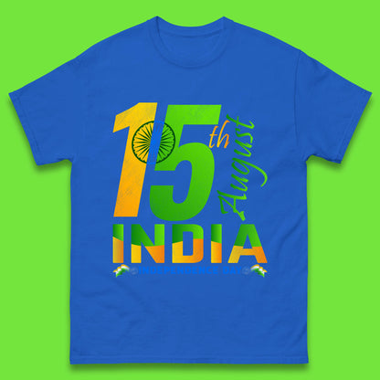 15th August India Independence Day Patriotic Indian Flag Indian Pride Mens Tee Top