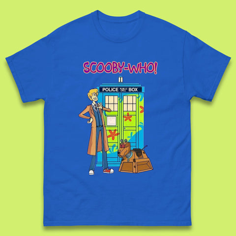 Scooby-Who Police Public Call Box  Scooby-Doo Doctor Who Tardis Police Box Mens Tee Top