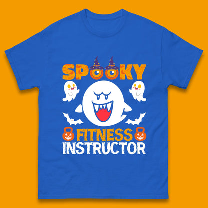 Halloween Spooky Fitness Instructor Super Mario Boo Halloween Costume Mens Tee Top