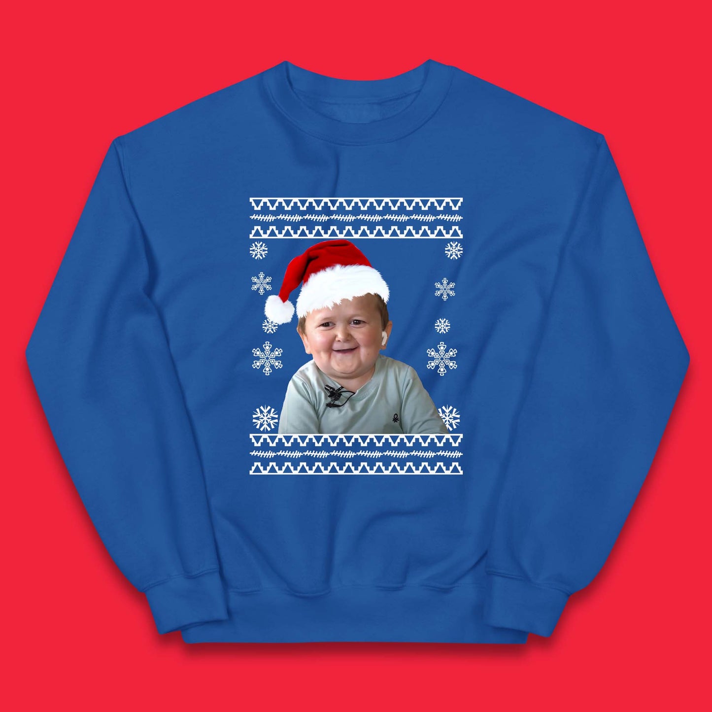 Santa Hasbulla Magomedov Christmas Kids Jumper