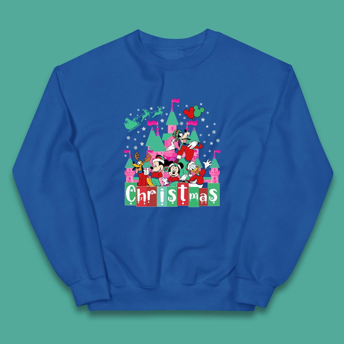 christmas disneyland kids jumper