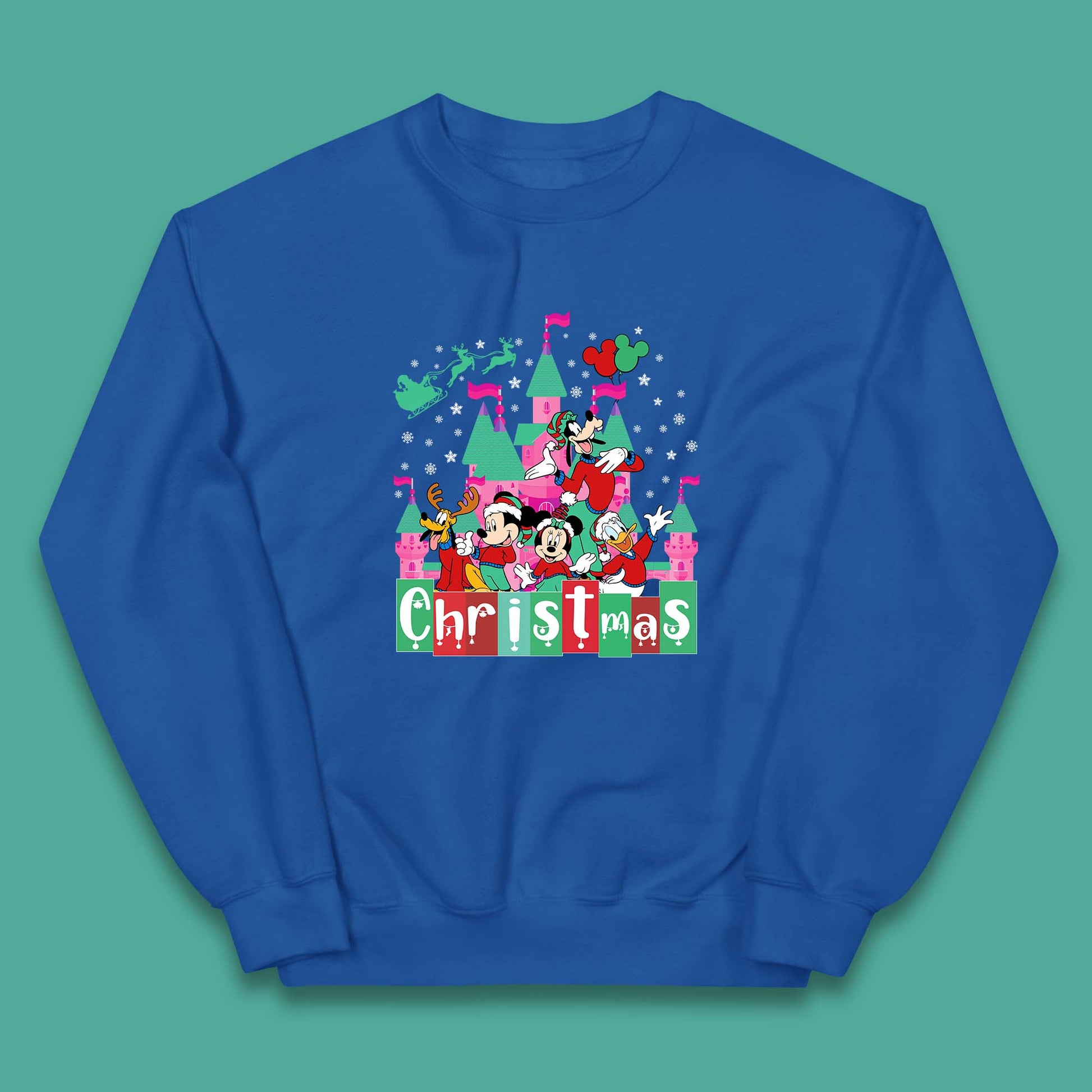 christmas disneyland kids jumper