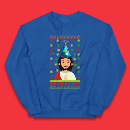 jesus birthday boy christmas jumper