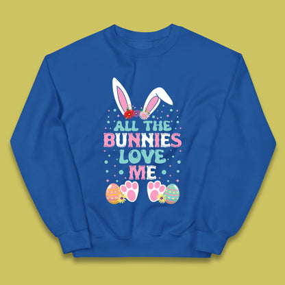 All The Bunnies Love Me Kids Jumper